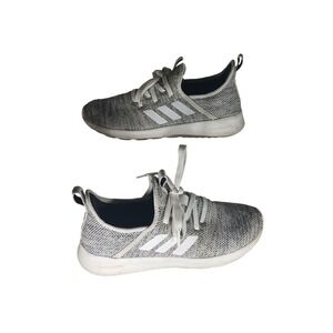 Adidas Cloudfoam Athletic‎ Running Shoes Sneakers Gray White Women Size 6.5